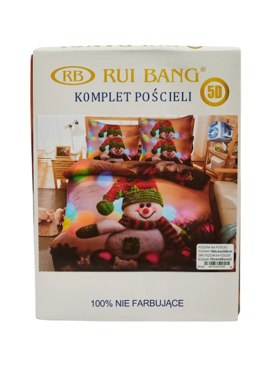 Royalfashion Weihnachtsbettwäsche 160x200 3-TEILIGES Set