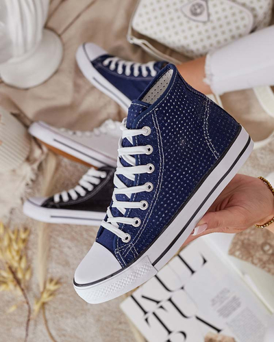 Royalfashion Damen Nimm durchbrochene Sneaker