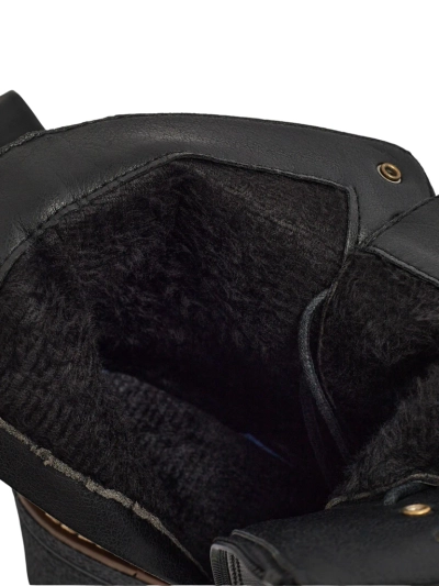 Damen Stiefeletten aus Öko-Leder mit Blockabsatz Zeltra