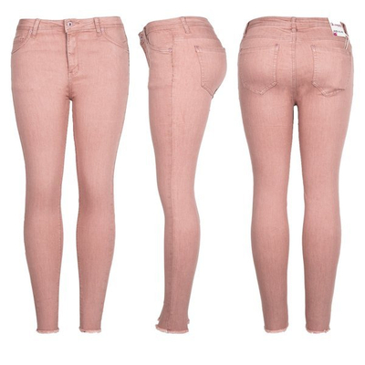 Rosa Hose mit hoher Taille - Hose 1