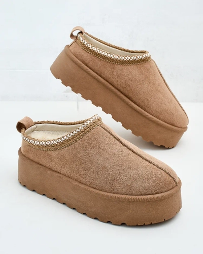 Royalfashion Damen Zommy Kurzstiefel a'la Schneestiefel
