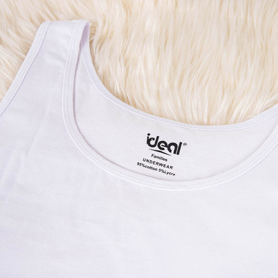 Weißes Damen-Tanktop - Kleidung