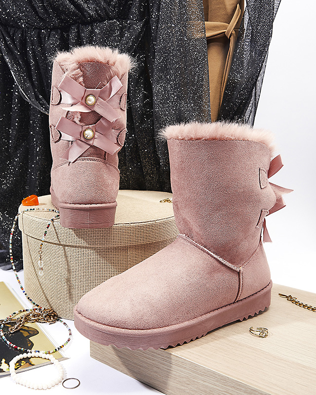 Pinke Damenstiefelette Izuni - Schuhe