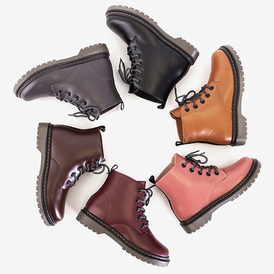 Sereia burgundy Öko-Leder Damen Arbeitskleidung - Schuhe