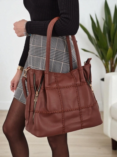 Damen Shopper Handtasche aus Öko-Leder Azure Time