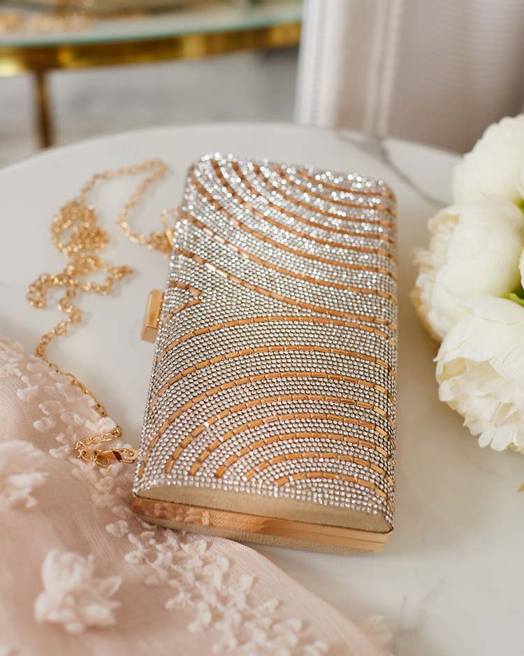 Royalfashion Glänzende Umschlaghandtasche für Frauen