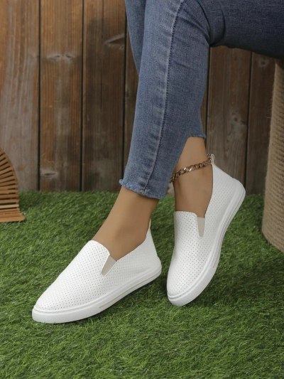 Royalfashion Damen Cutout Slip-On Schuhe Eppes