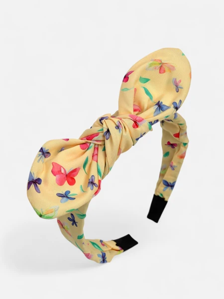 Royalfashion Kinderhaarband mit Schleife und Print