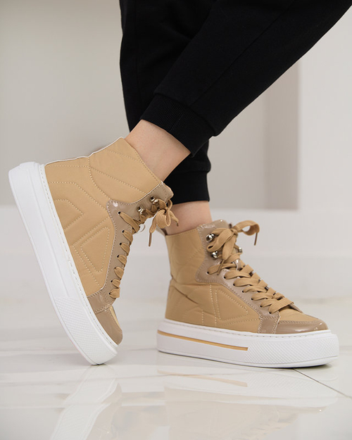 Жіночі спортивні кросівки кольору хакі Asmako- Footwear