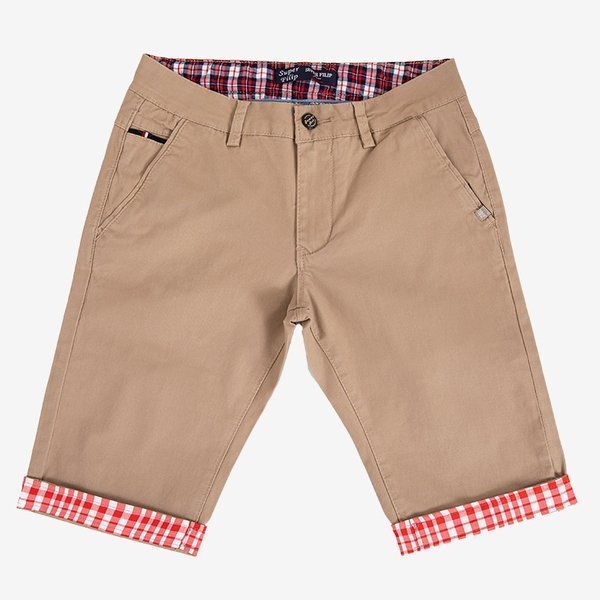 Beige Herren Shorts - Kleidung