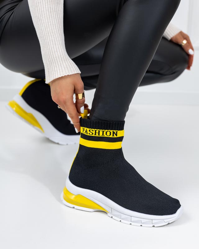 Jammy Schwarze hohe Turnschuhe für Damen - Schuhe