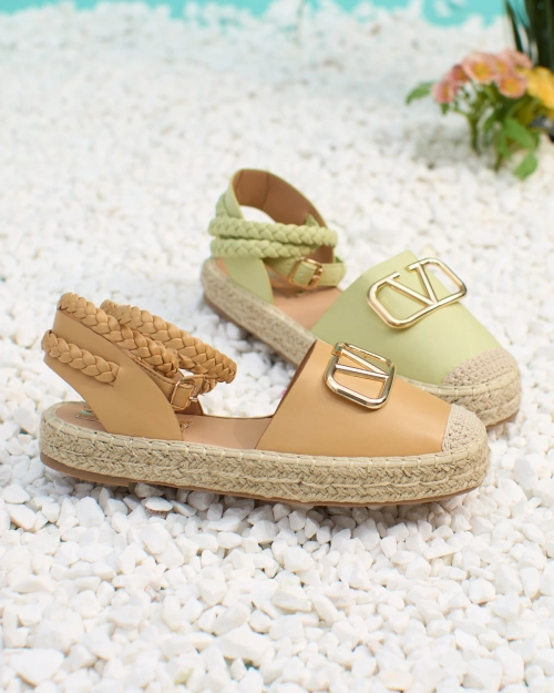 Жіночі еспадрильї Royalfashion з орнаментом кольору верблюда Eterisa