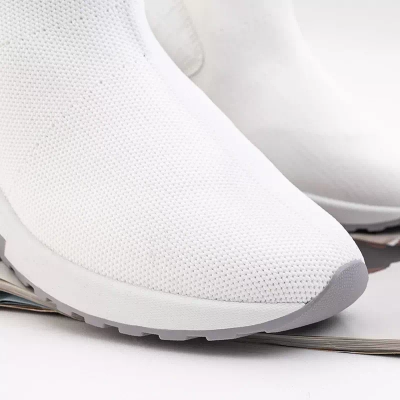 OUTLET Tikva weiße Damen Sportschuhe zum Hineinschlüpfen - Schuhe