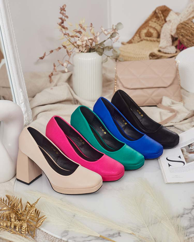 Жіночі атласні туфлі Royalfashion Edessa