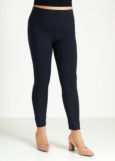 Damen Marineblau PLUS GRÖSSE Treggings - Kleidung