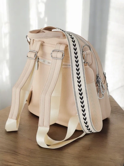 Royalfashion Kleiner Damen-Rucksack aus Ökoleder