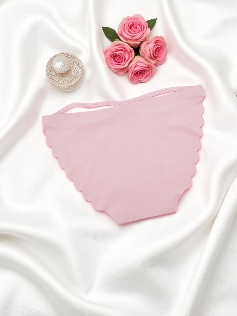 Royalfashion Damen-Bikini-Slips mit Lasercut und dekorativen Bändern Edge Chic