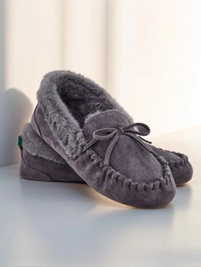 Royalfashion Damenmokassins mit Fell Ahtikes