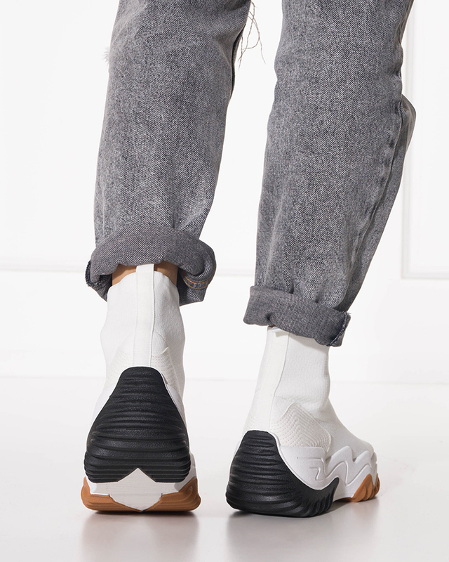 Weiße Tenera Plateau-Sneaker für Damen - Schuhe