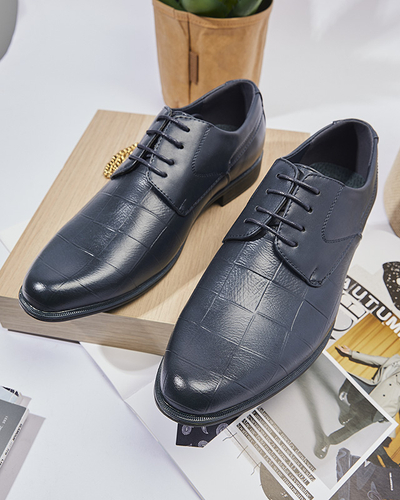 Marineblaue elegante Herren Elfobs Halbschuhe- Footwear