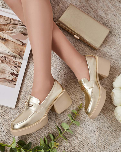 Royalfashion Damen Mokassins auf einem Pfosten Ralbali