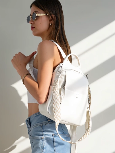 Royalfashion Kleiner Damen-Eco-Leder-Rucksack