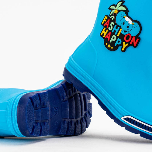 Блакитні дитячі чобітки Ukali