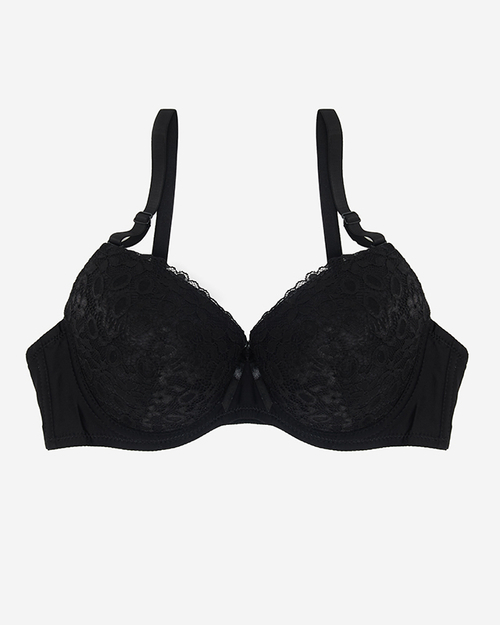 Жіночий бюстгальтер пуш-ап чорного кольору - Нижня білизна