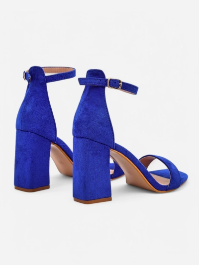 Royalfashion Damen Eco-Suede Sandalen Qwadrat