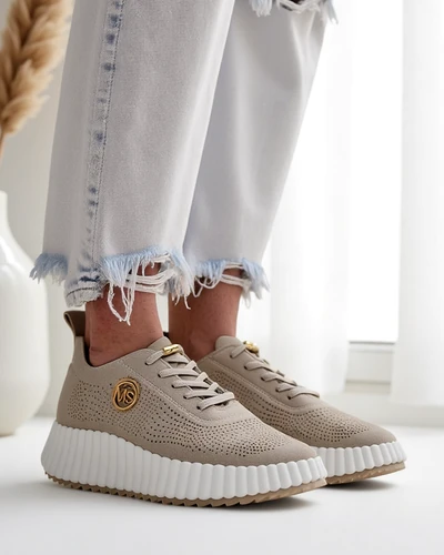 Royalfashion Damen sportliche Schnürsneaker Tobin