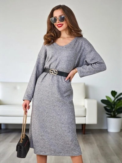 Royalfashion Damen-Strickkleid