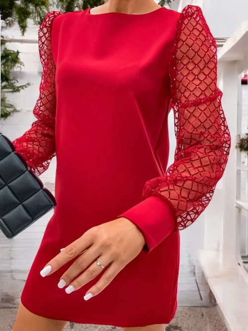 Класична жіноча півдовга сукня в чорному кольорі Royalfashion