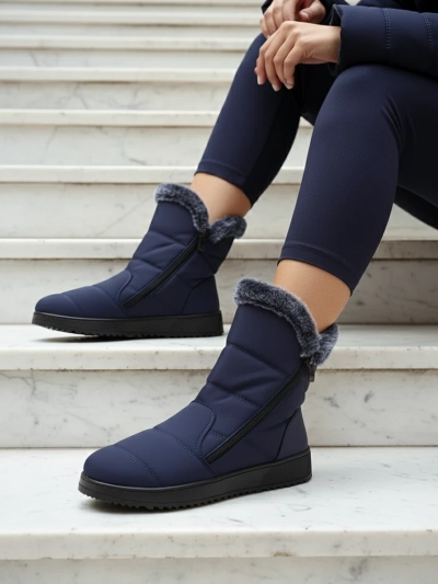 Royalfashion Damen Schneestiefel im Boot-Style Baccinis
