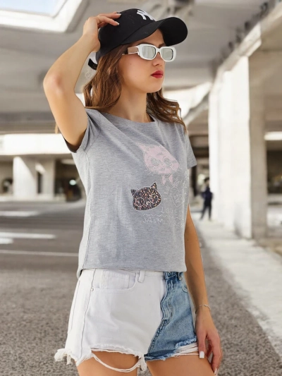 Royalfashion Damen Baumwollbluse
