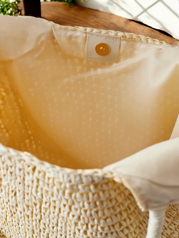 Royalfashion Große Strohtasche für Frauen