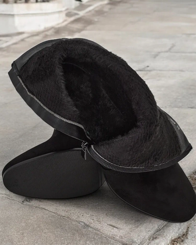 Royalfashion Damen Stiefeletten auf einem Pfosten Aminor