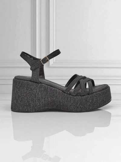 Royalfashion Damen Keilsandalen Shadow Lift