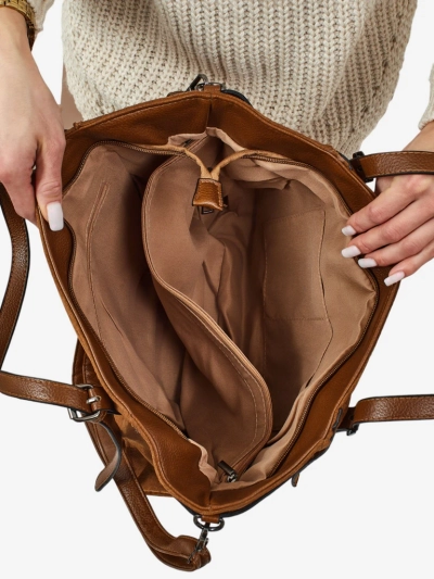 Damen Shopper Handtasche Daville aus Öko-Wildleder