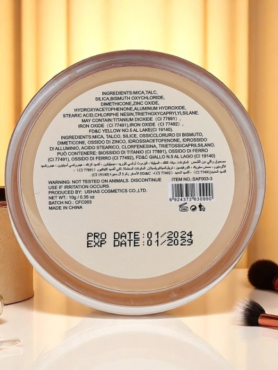 Loses Gesichtspuder mit LSF 50 Golden Glow