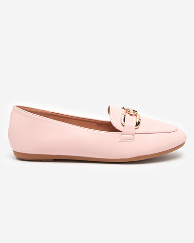 Rosafarbene Kesine-Loafer aus Kunstleder für Damen - Schuhe