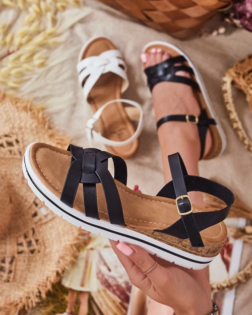 Royalfashion Жіночі босоніжки на платформі з екошкіри Noppis