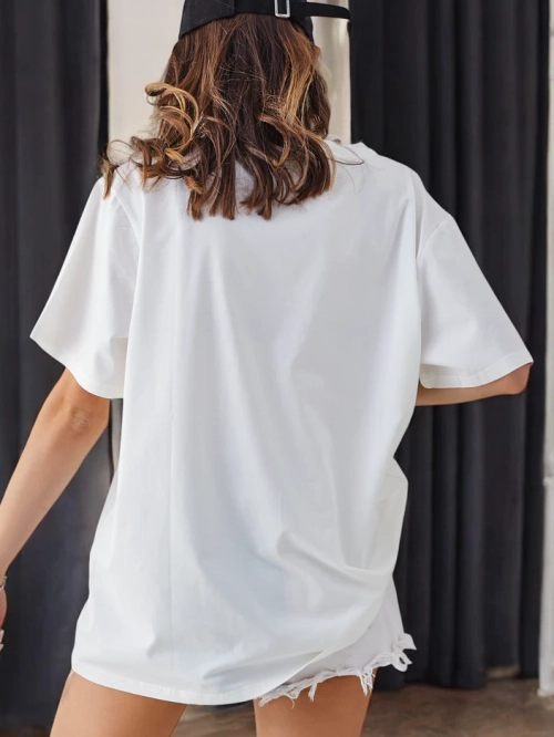 Royalfashion Жіноча бавовняна футболка з принтом