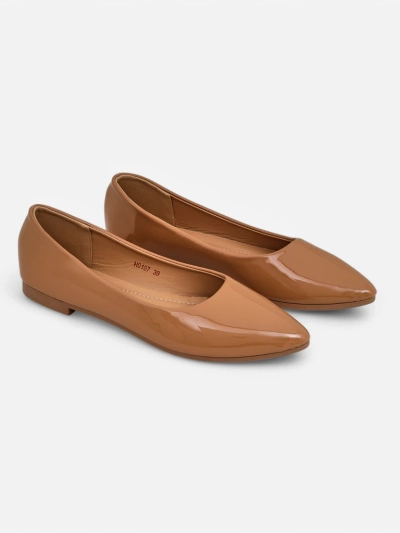 Royalfashion Damen Ballerinas aus Lackleder Aramiese