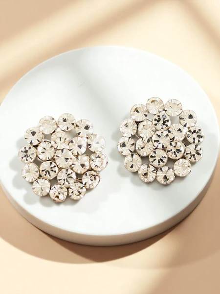 Royalfashion Damen-Clip-Ohrringe mit Zirkonia