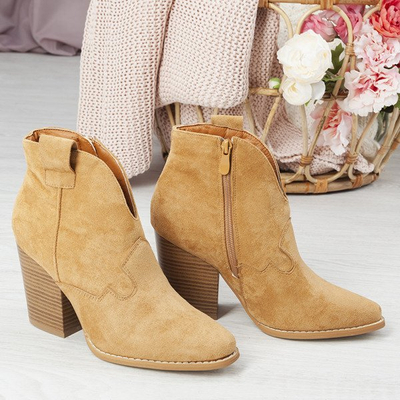 Cowboystiefel auf einem höheren Kamel Gaja - Footwear 1