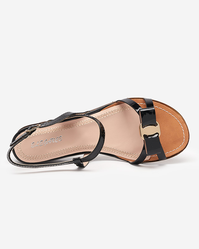 Schwarze Dubrov-Sandalen für Damen - Schuhe