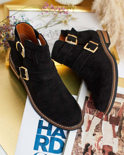 Royalfashion Damen Geronsa Ausschnittstiefel