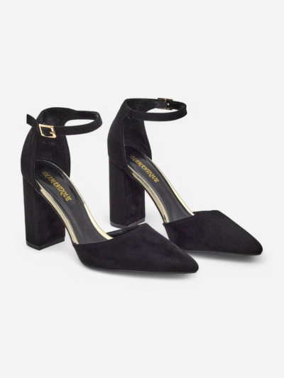 Royalfashion Damen-Eco-Suede-High Heels Calde