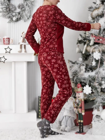Royalfashion Damenpyjamas mit einem Hasen, fleece-ähnlich