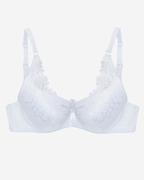 Жіночий білий бюстгальтер з мереживом - Нижня білизна